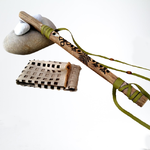 Flute Siyotanka Grasshopper With Case