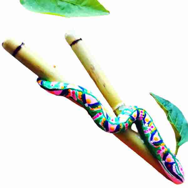 Kuripe Large Snake - Mixcolor Primordial Bamboo