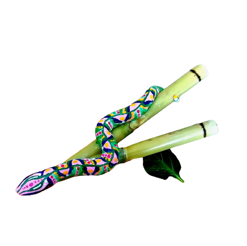 Kuripe Large Snake - Mixcolor Primordial Bamboo