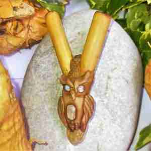 Kuripe Totem GUFO Amuleto Pietre potenti