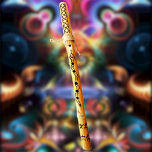 Flauto-Siyotanka-Serpente-Homemade-Nativo-Sciamanico-Pentagonale-Con-Custodia- -8