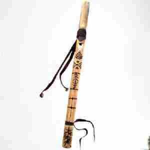 Flauto-Siyotanka-Vischio-Homemade-Nativo-Sciamanico-Pentagonale-Con-Custodia-7